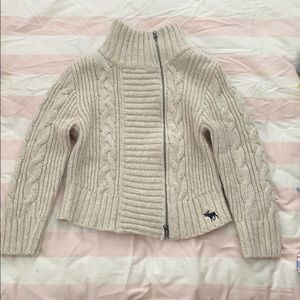 Abercrombie & Fitch Cropped Wool Sweater